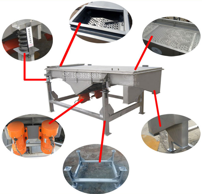 1016直線振動篩結(jié)構(gòu) 1016直線振動篩結(jié)構(gòu)