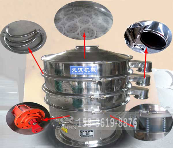 辣椒粉振動篩分機細節 辣椒粉振動篩分機細節